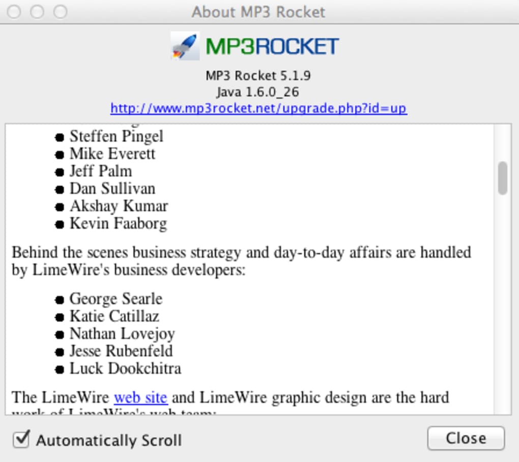 Mp3 Rocket For Mac Free Download